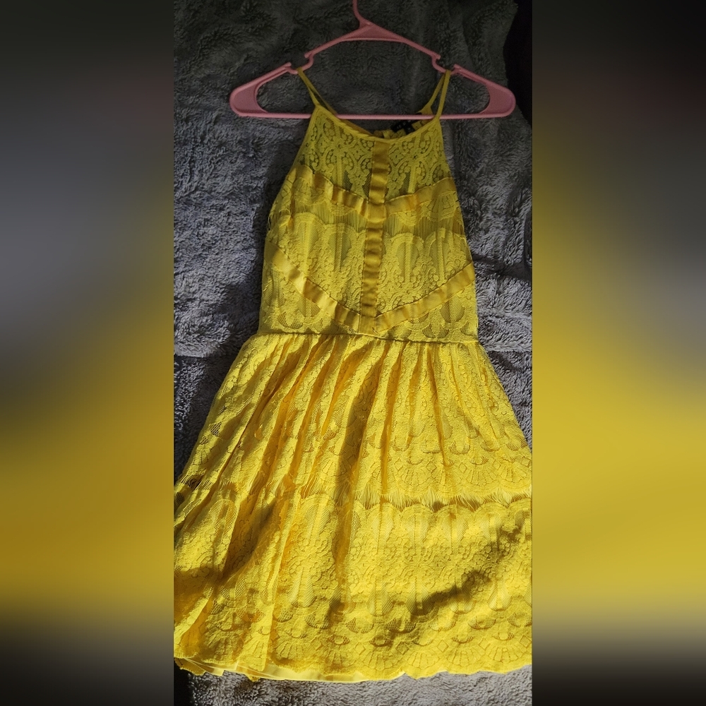 As U Wish Sunlit Lace Dress